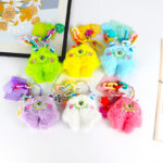 Cute Halloween Pink Cyclops Plush Bag Charm - Image 2