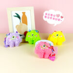Cute Halloween Pink Cyclops Plush Bag Charm - Image 3