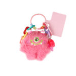 Cute Halloween Pink Cyclops Plush Bag Charm - Image 5