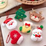 Cute Christmas Reindeer Plush Bag Charm