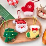 Cute Christmas Reindeer Plush Bag Charm - Image 4