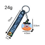 Cute Halloween Pumpkin Keychain - Image 3