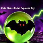 Halloween Bat TPR Candy Ball Squishy Toy