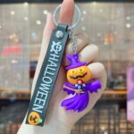 Cute Halloween Ghost Magician Keychain