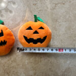 Cute Halloween Pumpkin Face Plush Bag Charm - Image 4