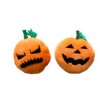 Cute Halloween Furry Pumpkin Plush Bag Charm - Image 5